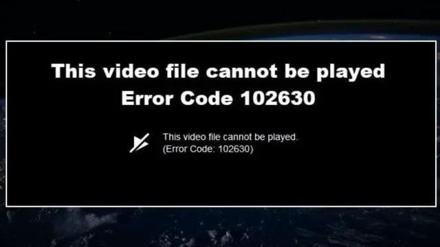 Error Code 102630