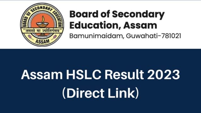 SEBA Assam HSLC Result 2023